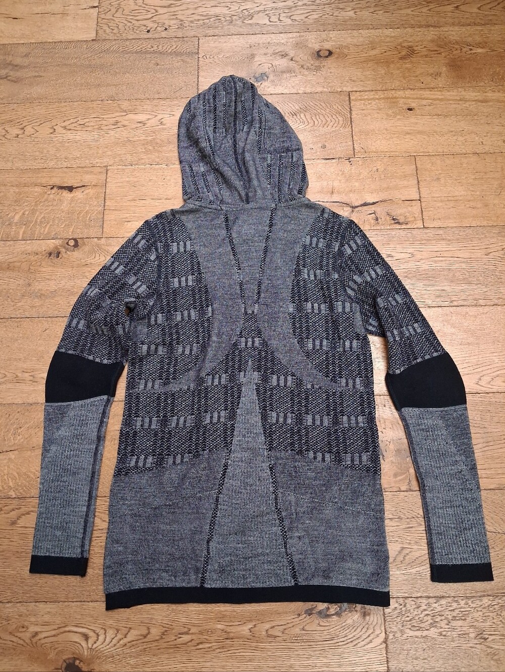 Smartwool Intraknit 250 Thermal Max Merino Base Layer Cowel Hoodie Women's Large - Picture 2 of 3